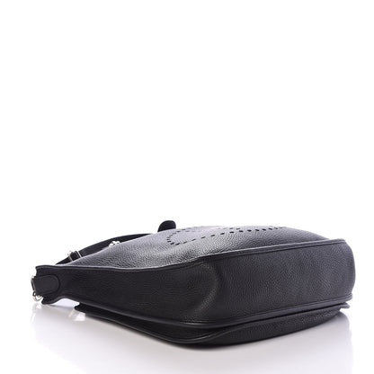 Hermes Taurillon Clemence Evelyne III GM Black 4 of 10