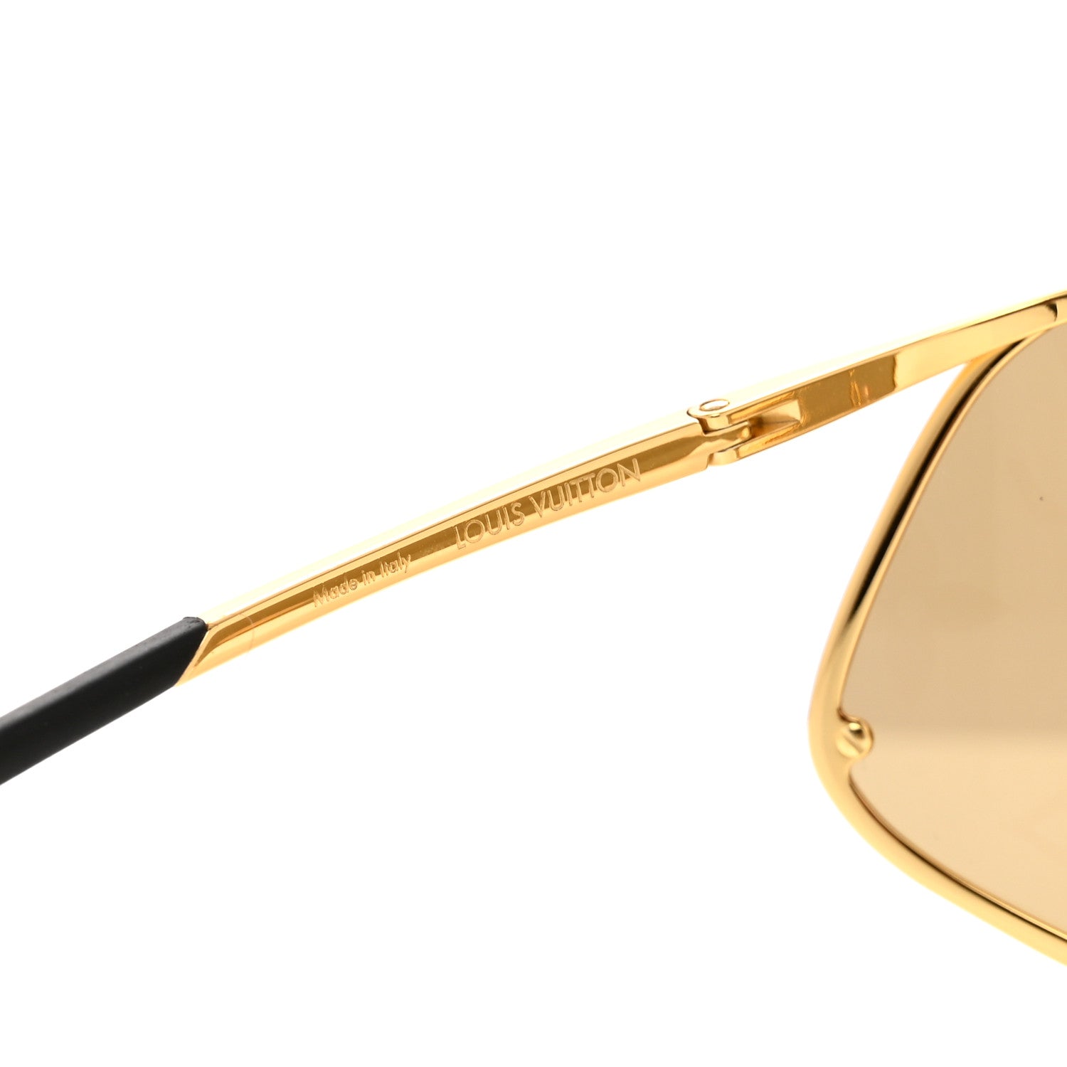 Louis Vuitton Metal LV Golden Mask Sunglasses Gold 5 of 7