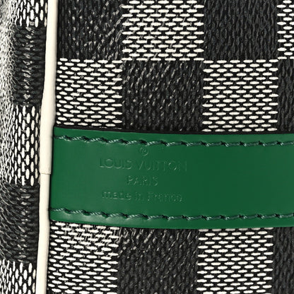 Louis Vuitton Damier Speedy Bandouliere 30 Black White 6 of 10