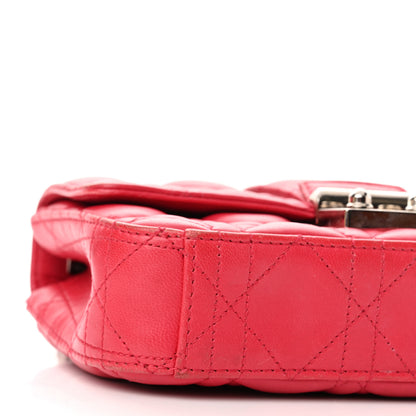 Christian Dior Lambskin Cannage Miss Dior Promenade Pouch Fuchsia 10 of 14