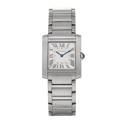 Cartier Stainless Steel 27mm Tank Francaise Quartz Watch 1 of 7