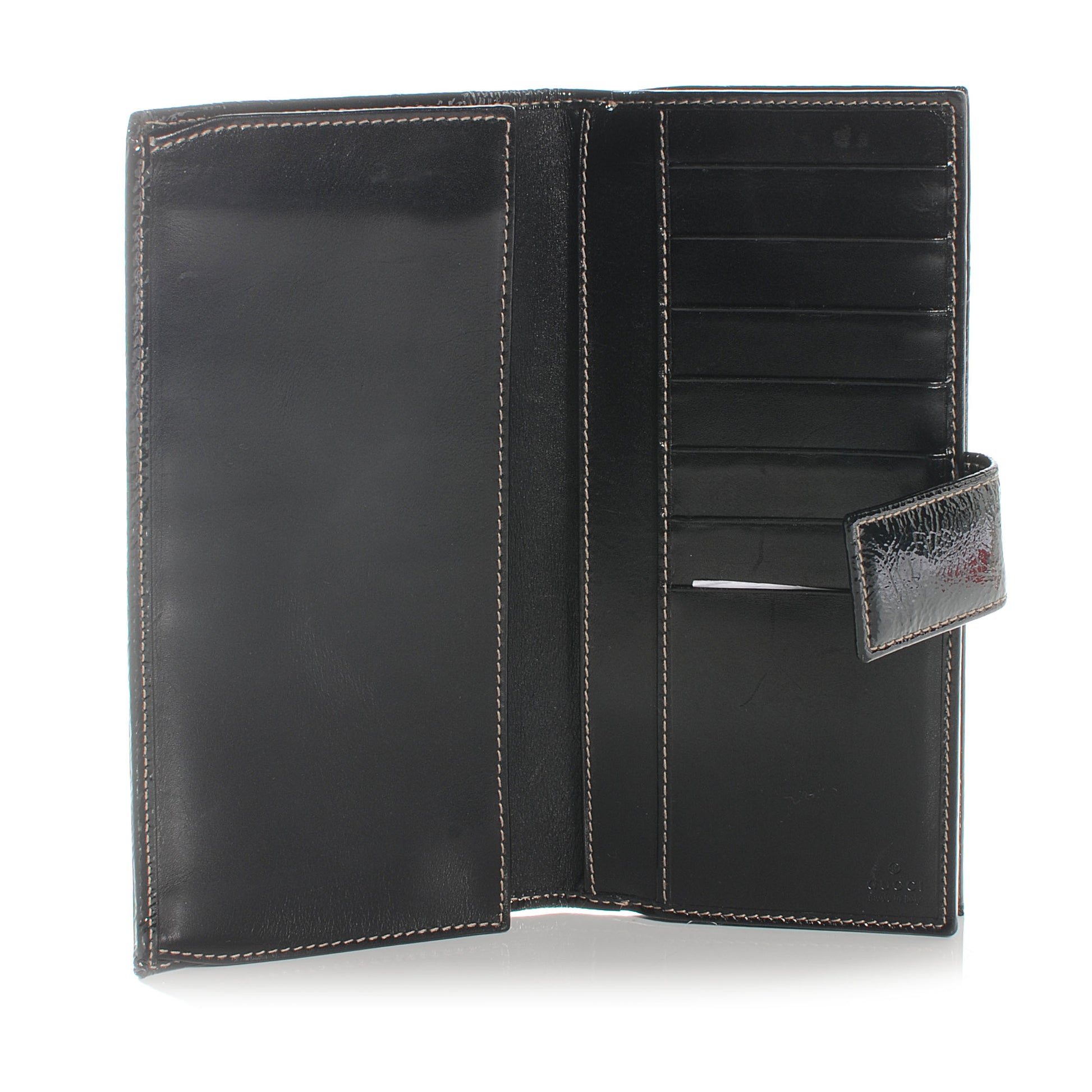 Gucci Patent Leather Blondie Continental Wallet Black 5 of 7