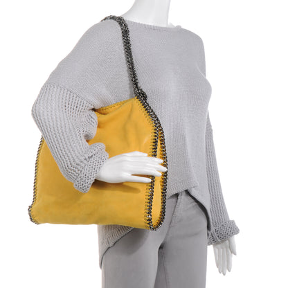 Stella McCartney Faux Leather Shaggy Deer Falabella Yellow 2 of 8