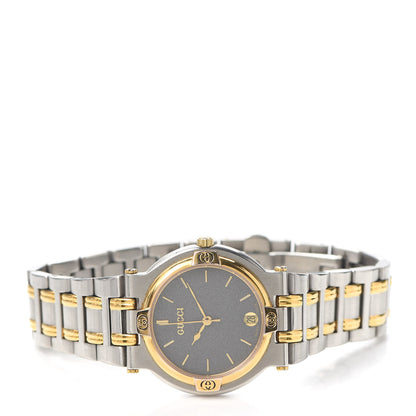 Gucci Stainless Steel 32mm 9000M Quartz Watch Grey 2 of 5