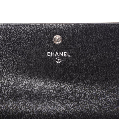 Chanel Caviar Quilted Boy Flap Wallet Black 5 of 13