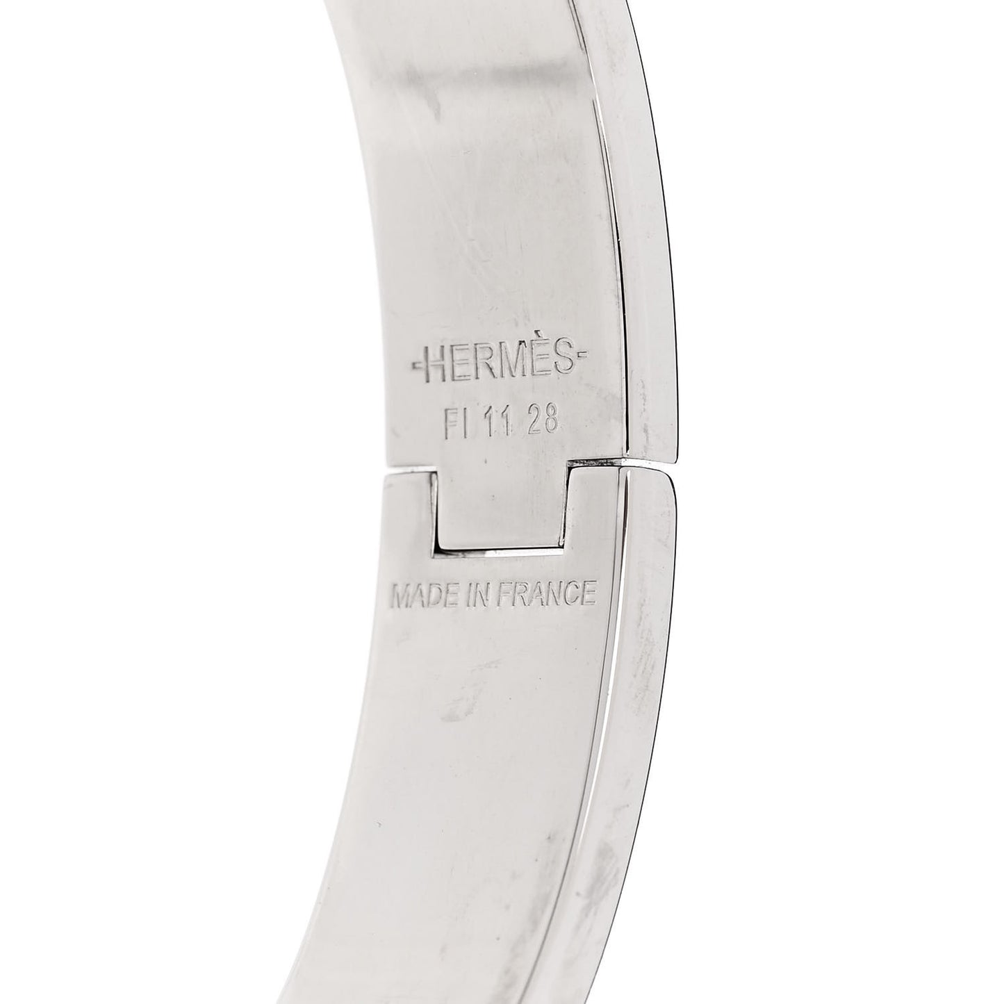 Enamel Narrow Clic Clac H Bracelet GM Rose Patch