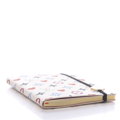 Louis Vuitton Game On Clemence Notebook MM White 4 of 6