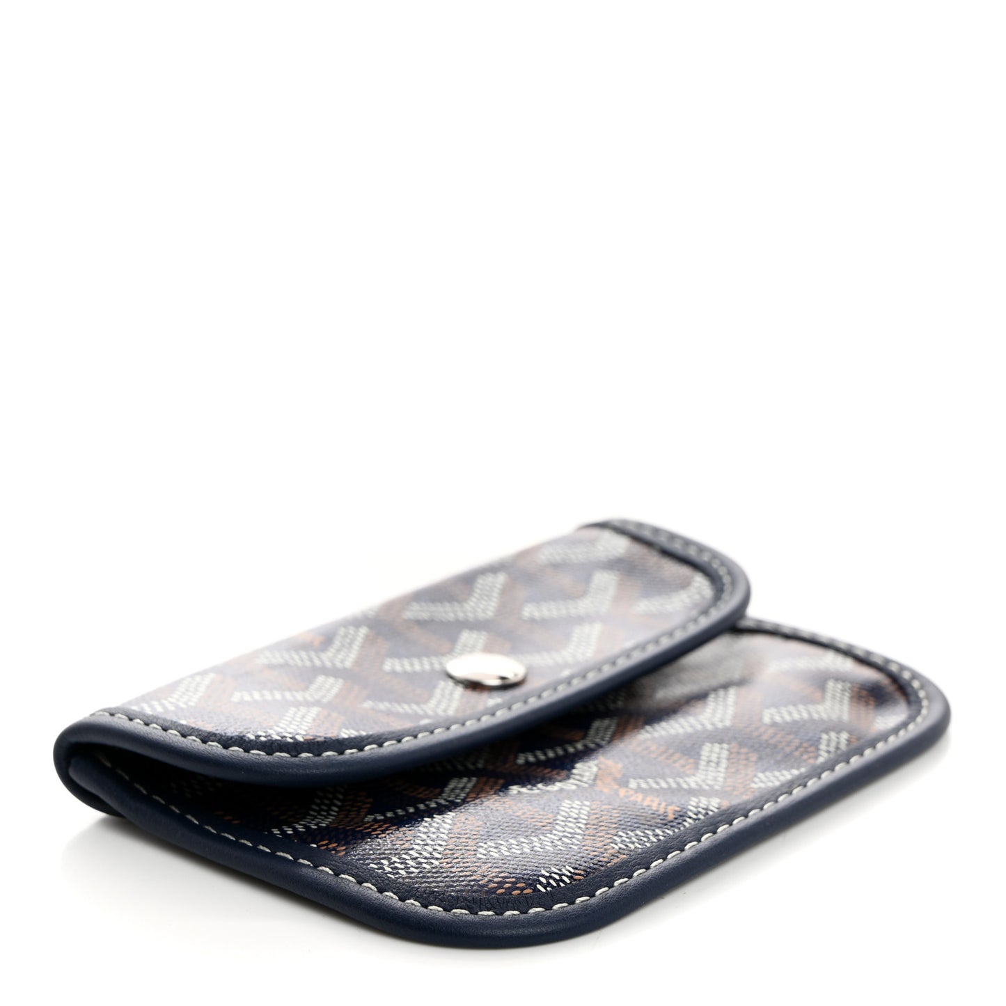 Goyardine Mini Anjou Pouch Navy