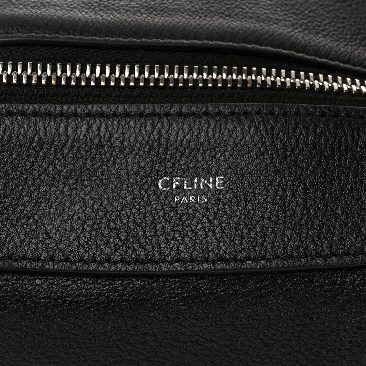 Celine Supple Calfskin Weekend Romy Shoulder Bag Black 6 of 16