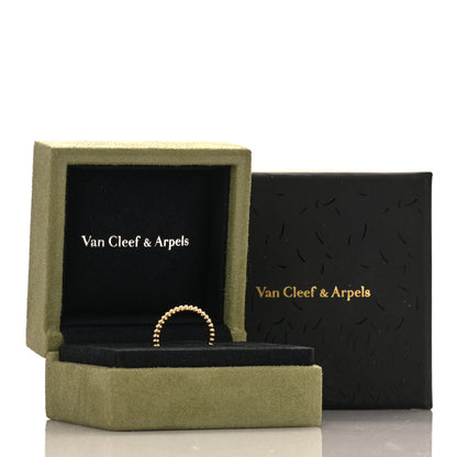 Van Cleef & Arpels 18K Yellow Gold Small Perlee Ring 52 6 5 of 5