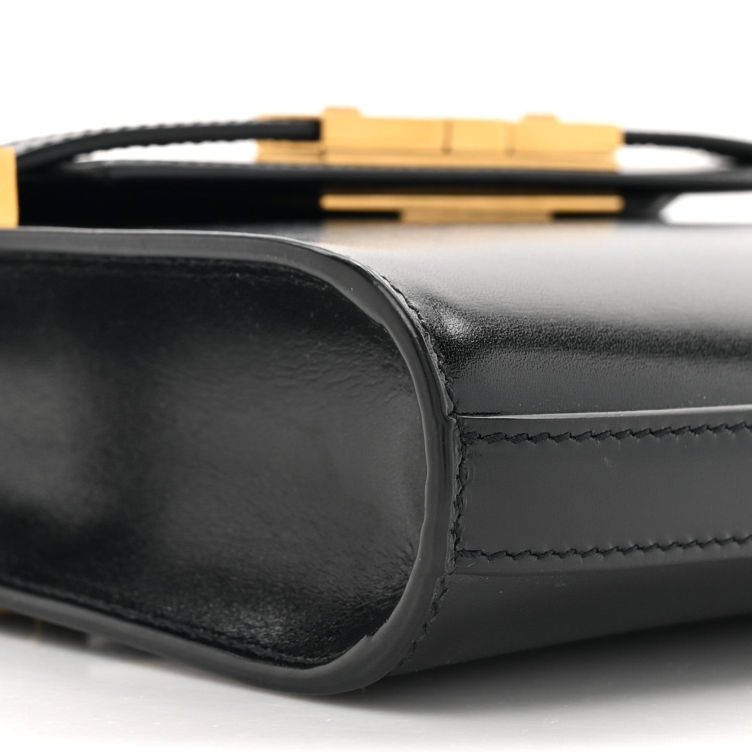 Saint Laurent Smooth Calfskin Mini Manhattan Shoulder Bag Black 10 of 10
