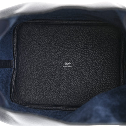 Hermes Taurillon Clemence Picotin Lock 22 MM Bleu Nuit 5 of 10