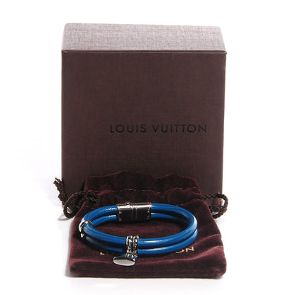 Louis Vuitton Epi Keep It Twice Bracelet 17 Sapphire 5 of 5