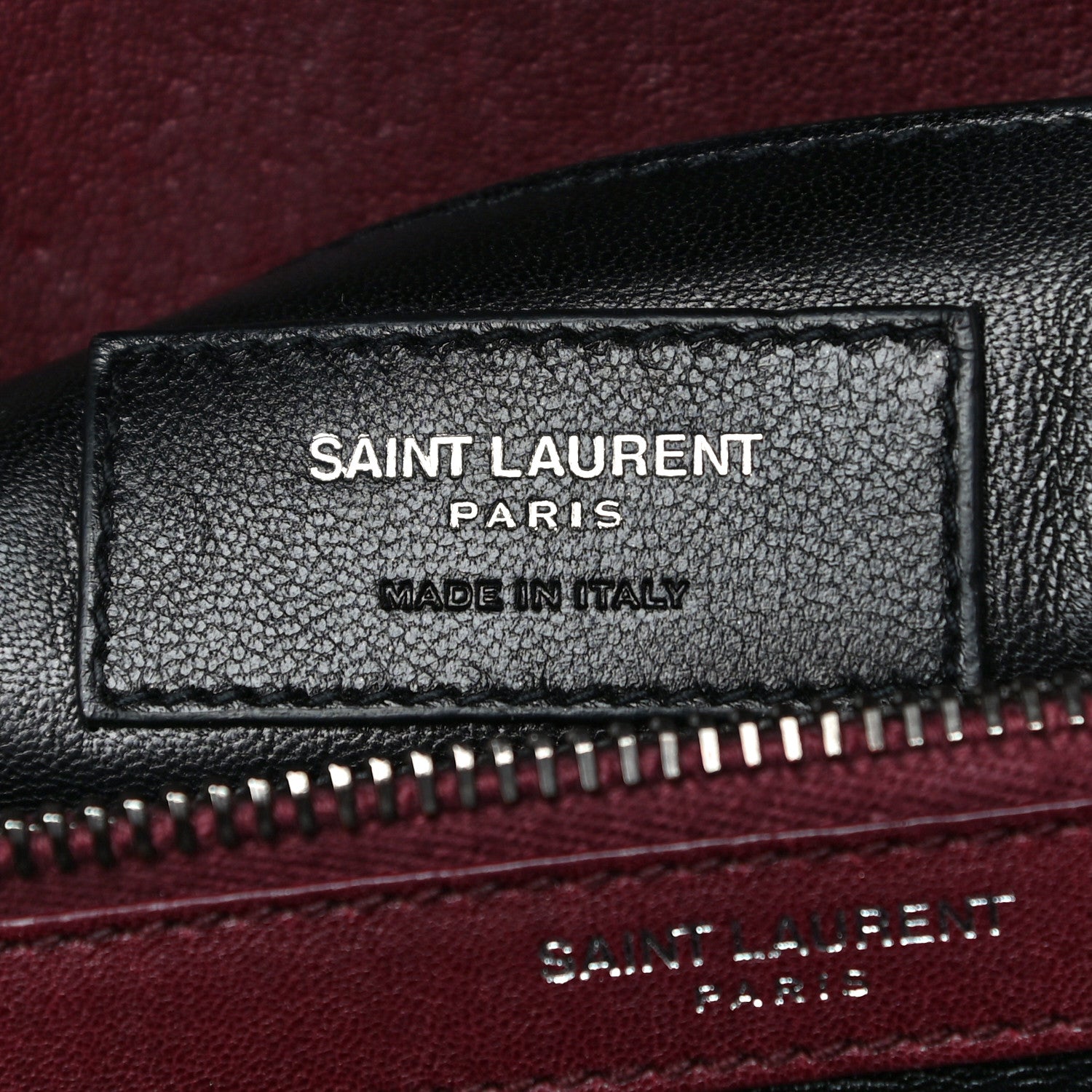 Saint Laurent Sheepskin Matelasse Chevron Medium College Bag Rouge Legion 6 of 15