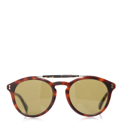 Gucci Round Avana Sunglasses GG0124SA Tortoise 4 of 8