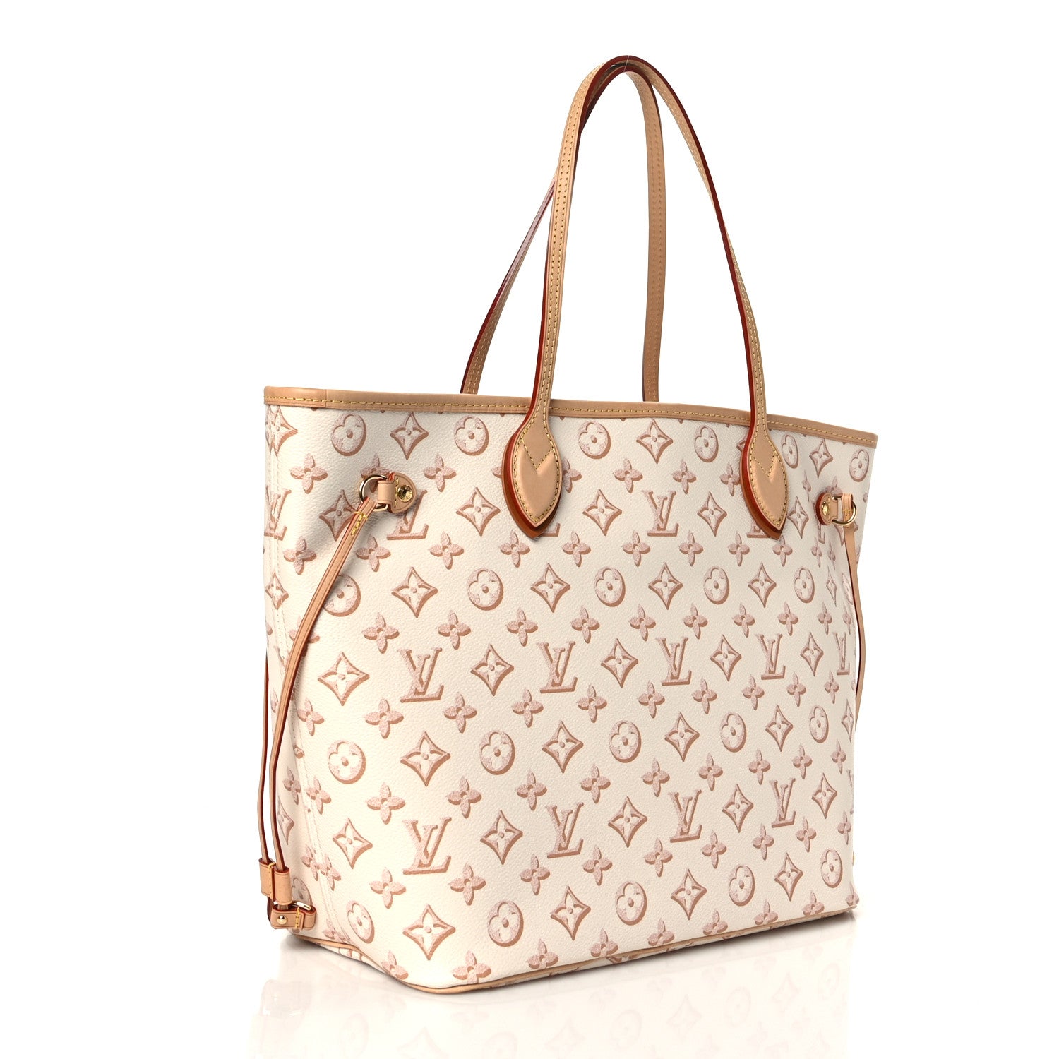 Louis Vuitton Monogram Fall For You Neverfull MM Beige Clair 4 of 9
