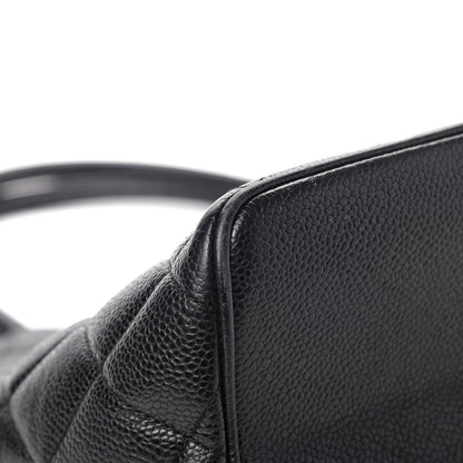 Chanel Caviar Quilted Medallion Tote Black 14 of 14
