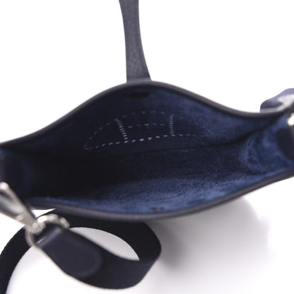Hermes Taurillon Clemence Evelyne TPM Bleu Nuit 5 of 11