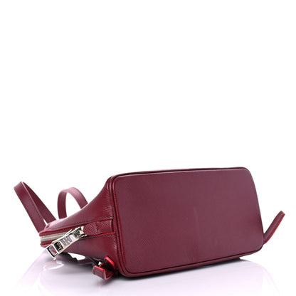 Prada Saffiano Lux Promenade Backpack Cherry 4 of 11