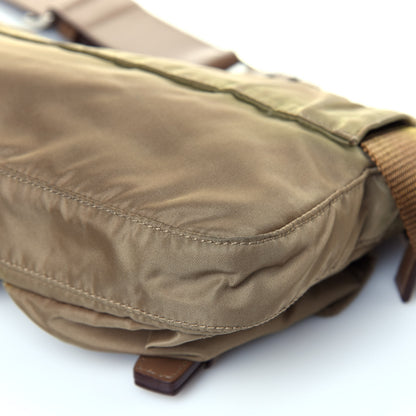 Prada Tessuto Nylon Belt Bag Brown 9 of 10