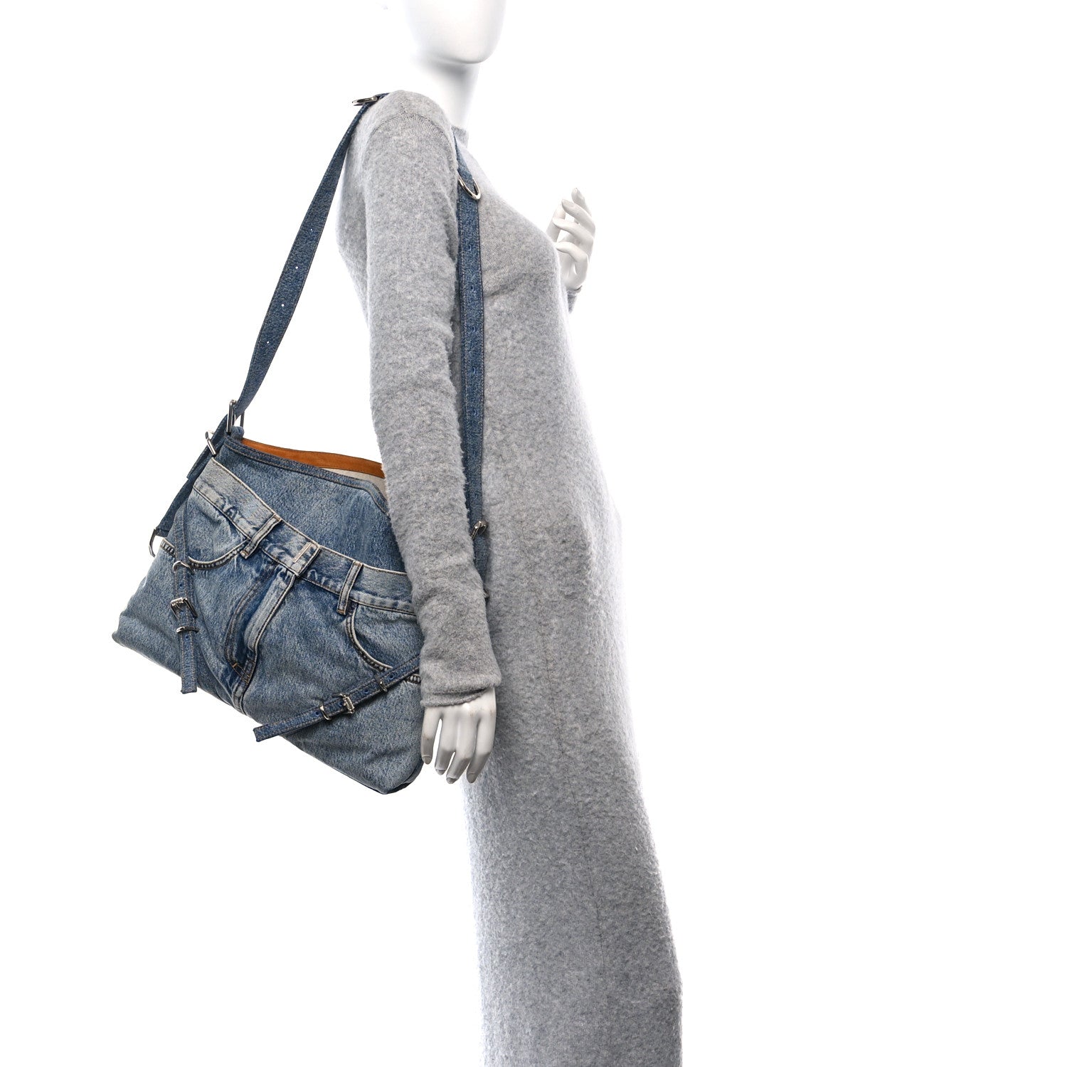 Givenchy Boyfriend Denim Medium Voyou Bag Medium Blue 2 of 11