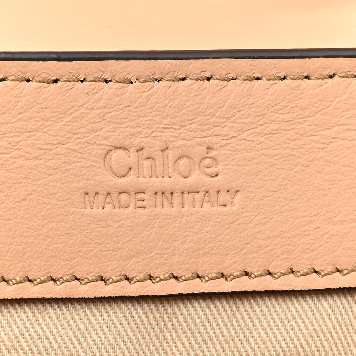 Chloe Calfskin Crocodile Embossed Small Faye Day Shoulder Bag Beige 7 of 12