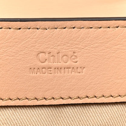 Chloe Calfskin Crocodile Embossed Small Faye Day Shoulder Bag Beige 7 of 12