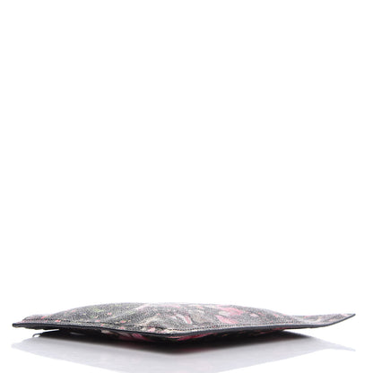 Givenchy Coated Canvas Roses Camouflage Print Medium Antigona Zip Pouch Black 4 of 8