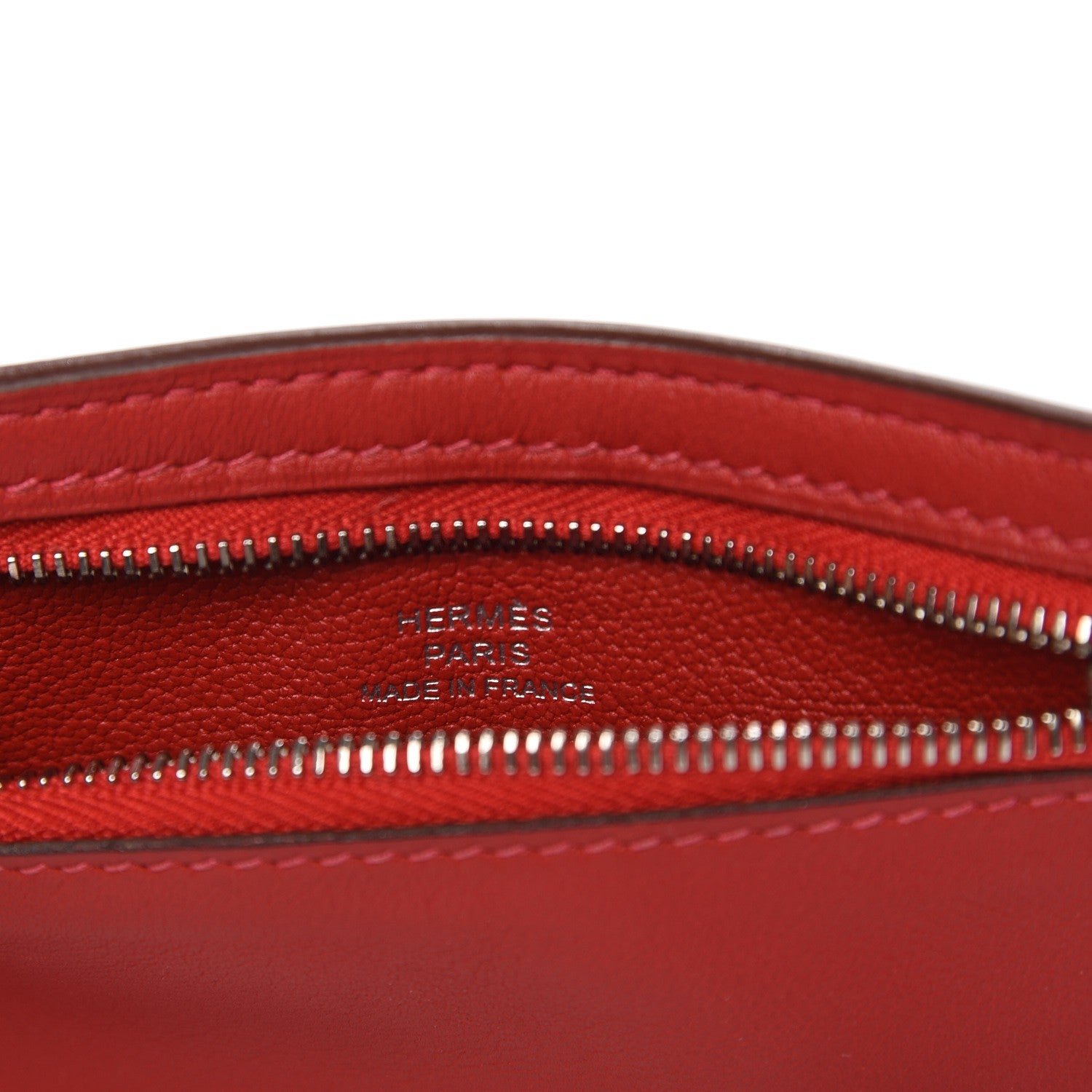 Hermes Swift Zip Zap Key Case Vermillion 5 of 7