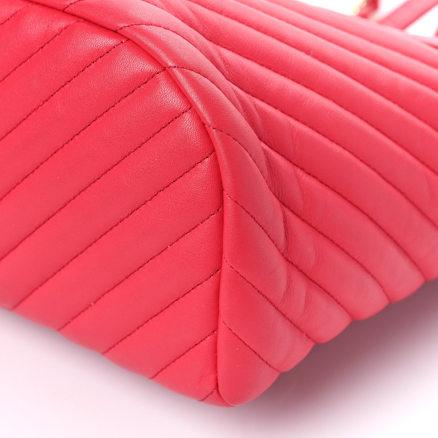 Chanel Lambskin Chevron Quilted Small Urban Spirit Backpack Pink 8 of 8