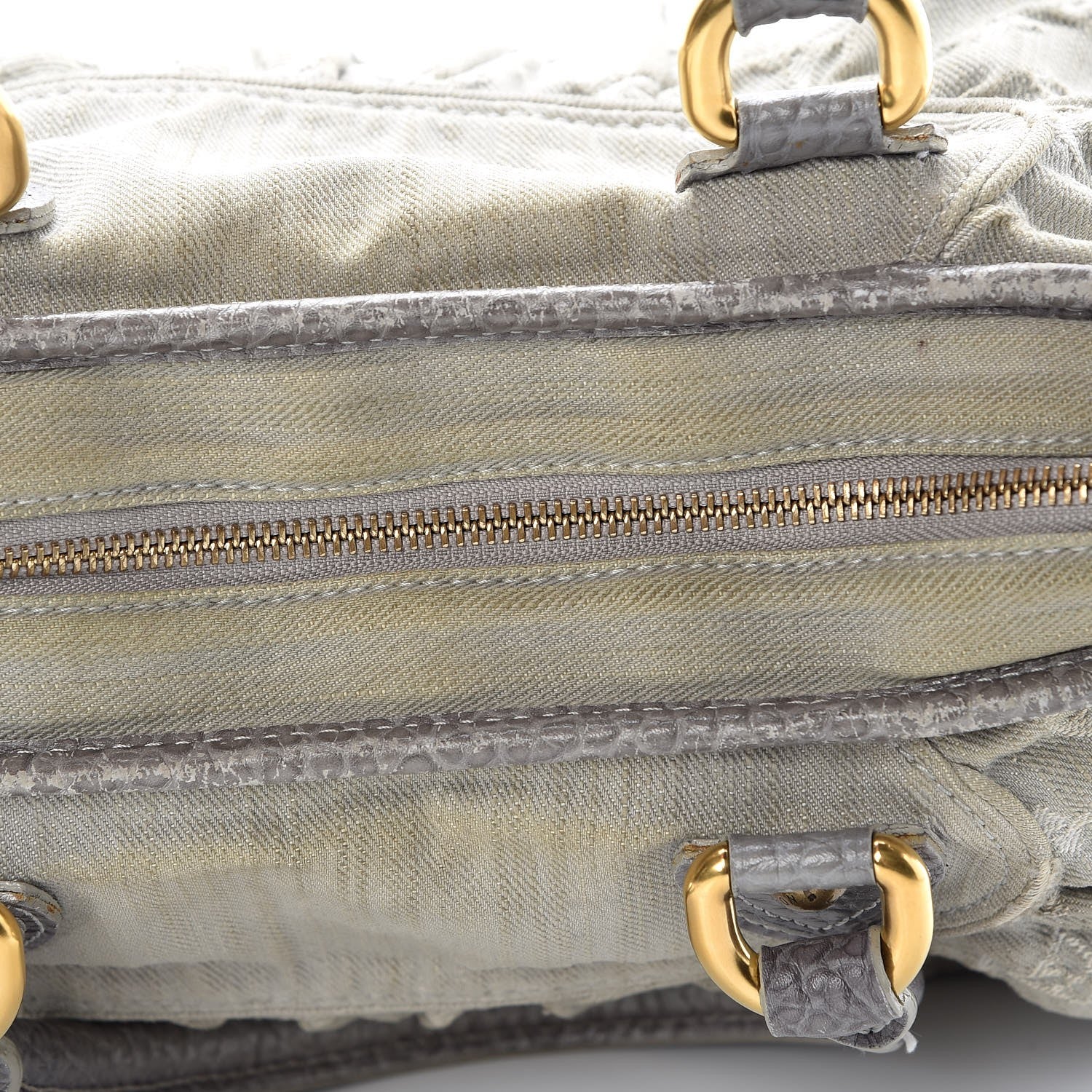 Louis Vuitton Denim Neo Cabby MM Grey 19 of 21