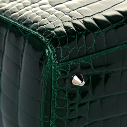 Christian Dior Alligator Medium Lady Dior Dark Green 10 of 12