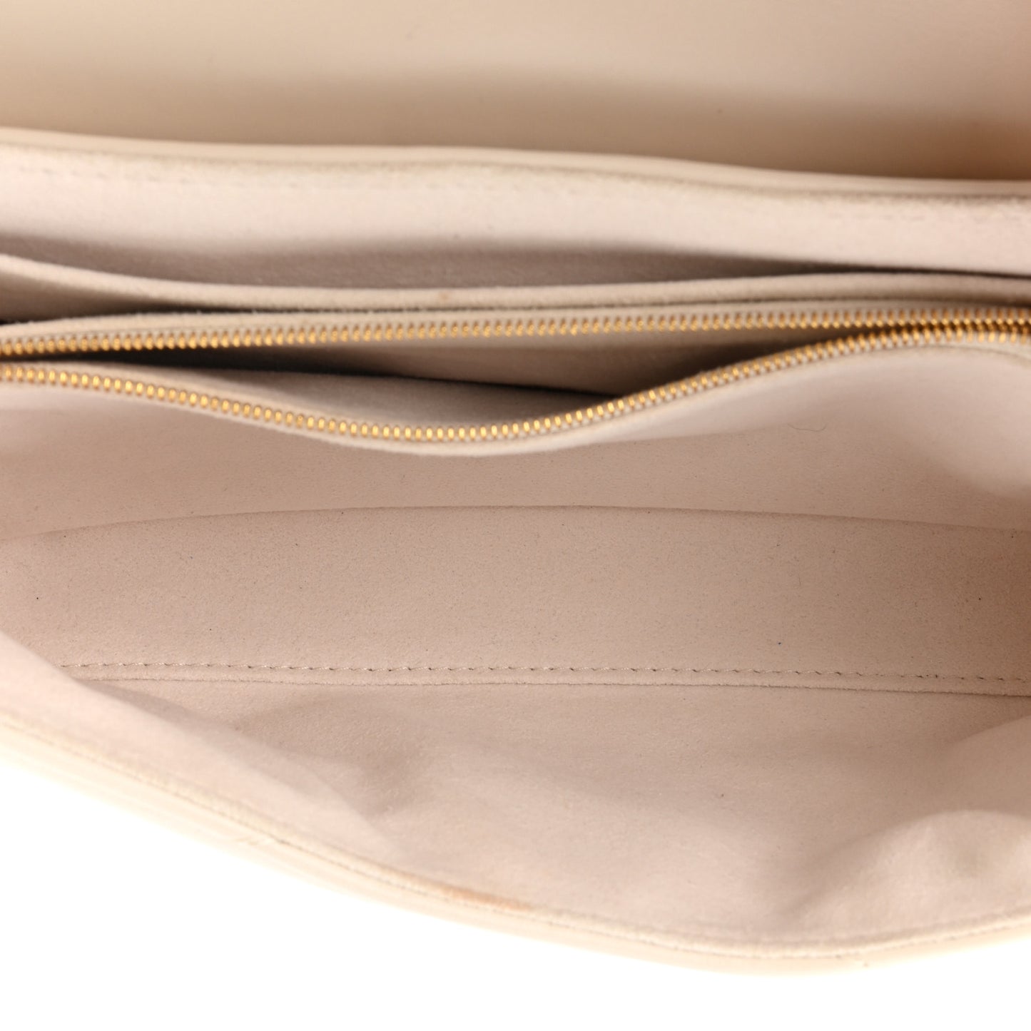 Calfskin LV New Wave Chain Bag Ivory