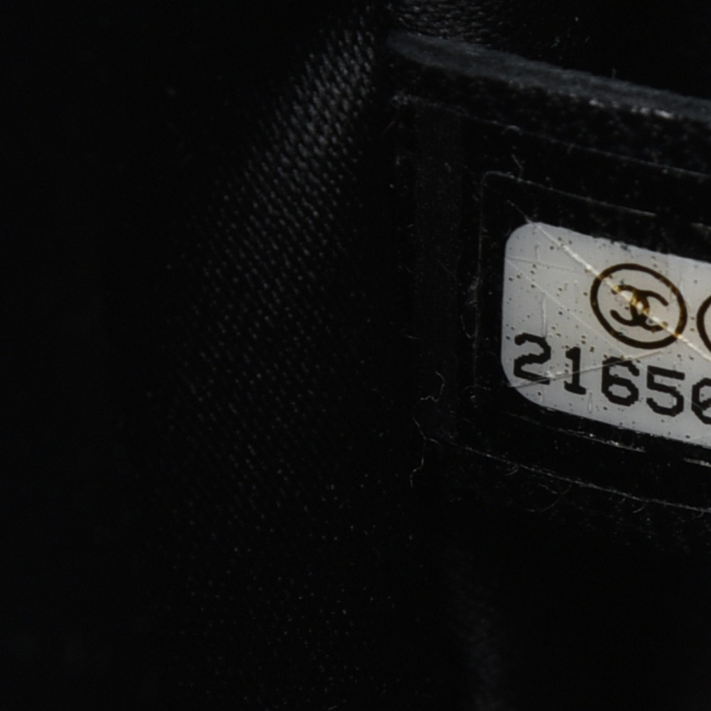 Lambskin Small CC Crossing Flap Black