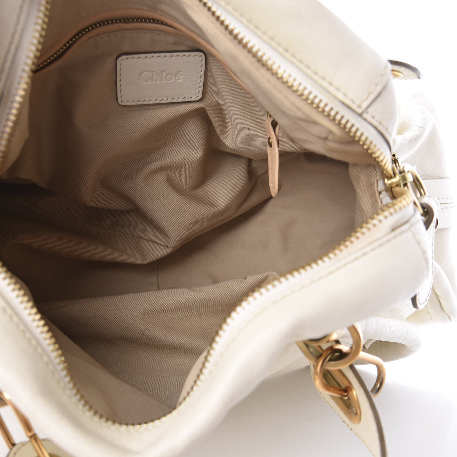 Chloe Calfskin Medium Paraty Cream 4 of 11