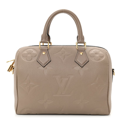 Louis Vuitton Empreinte Monogram Giant Speedy Bandouliere 25 Tourterelle 1 of 7