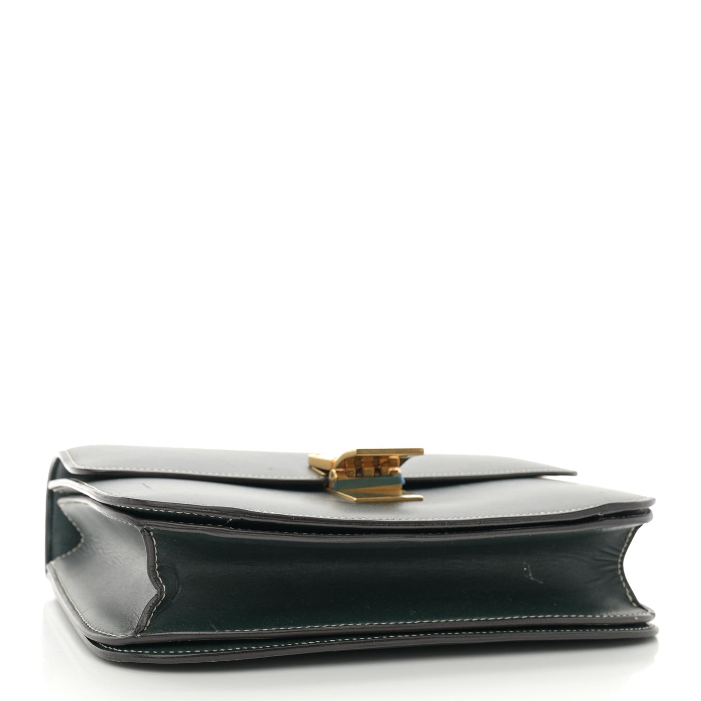 Box Calfskin Medium Classic Box Flap Bag Classic Green