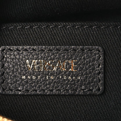 Versace Calfskin La Medusa Round Camera Bag Black 6 of 9