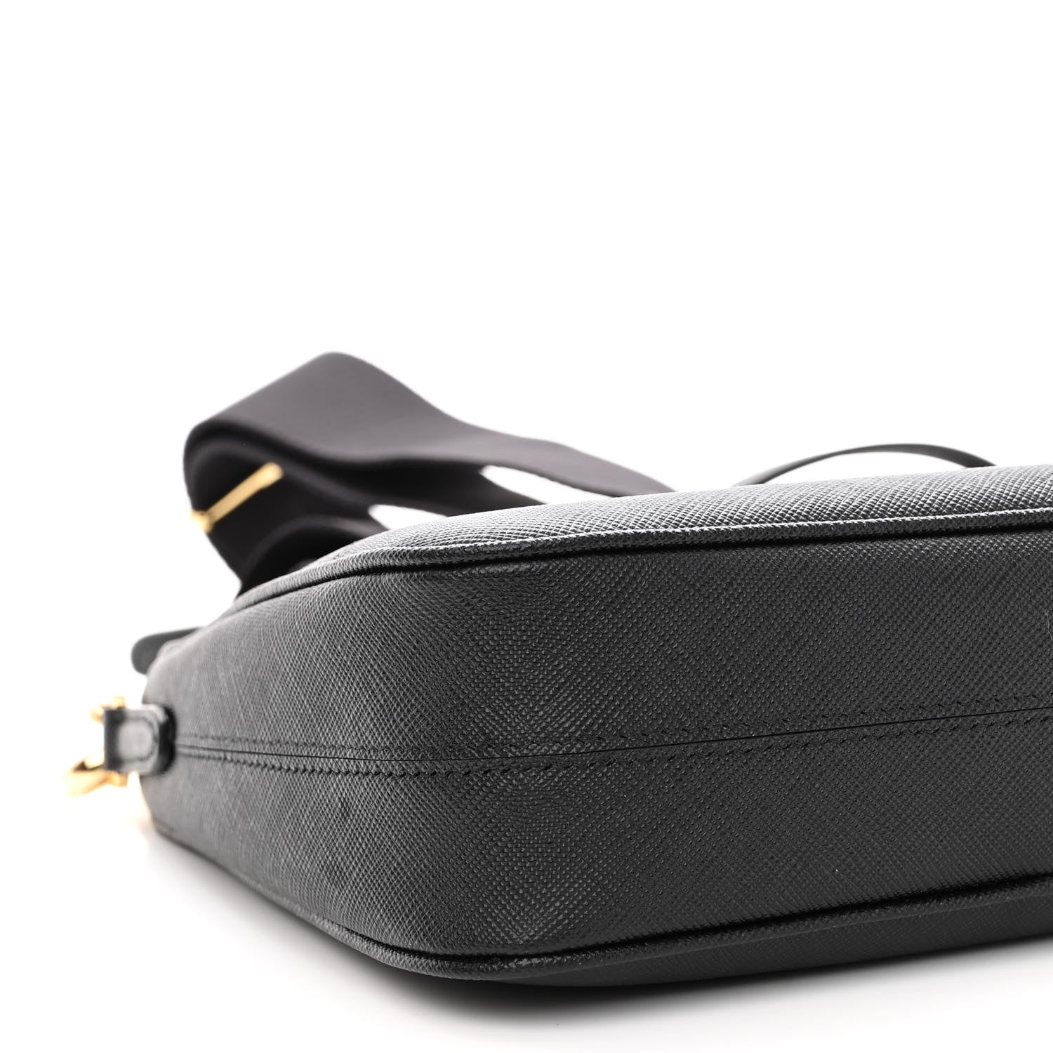 Prada Saffiano Lux Re-Edition 2005 Shoulder Bag Black 8 of 9