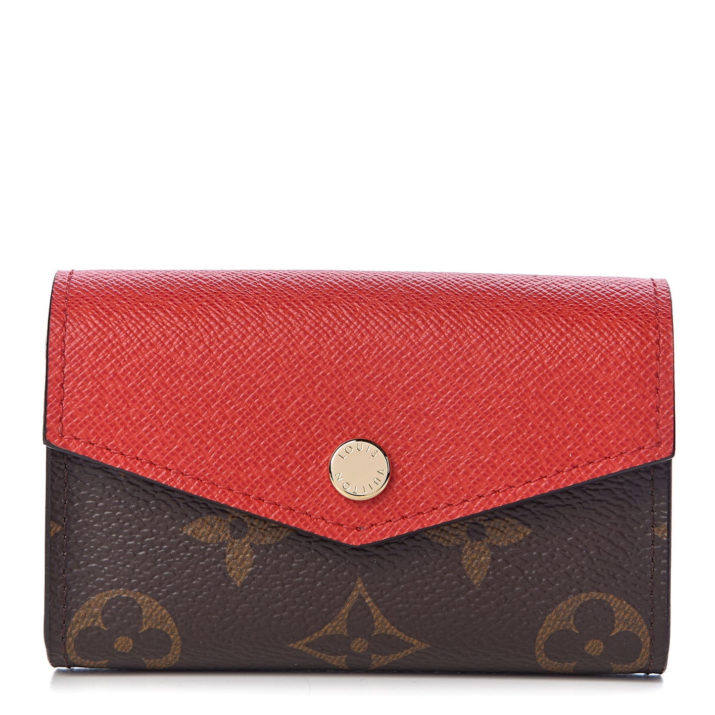 Monogram Sarah Multicartes Coquelicot