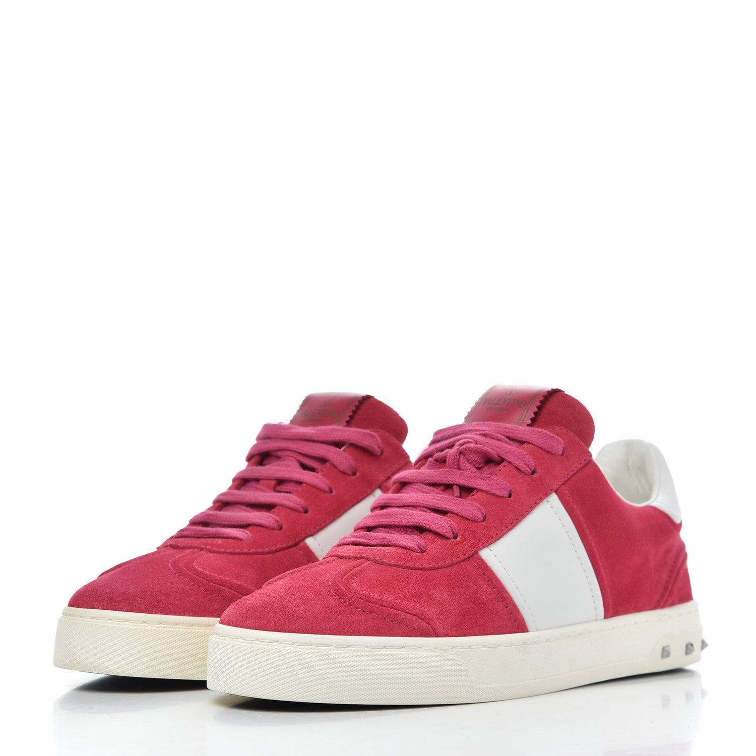 Valentino Garavani Suede Flycrew Sneakers 37 Pink 3 of 17