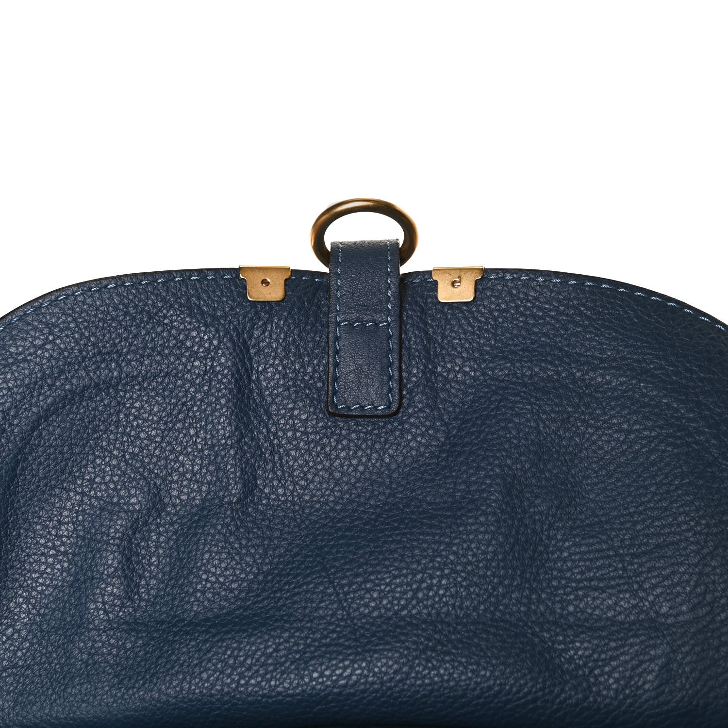 Chloe Calfskin Medium Marcie Satchel Royal Navy 13 of 13