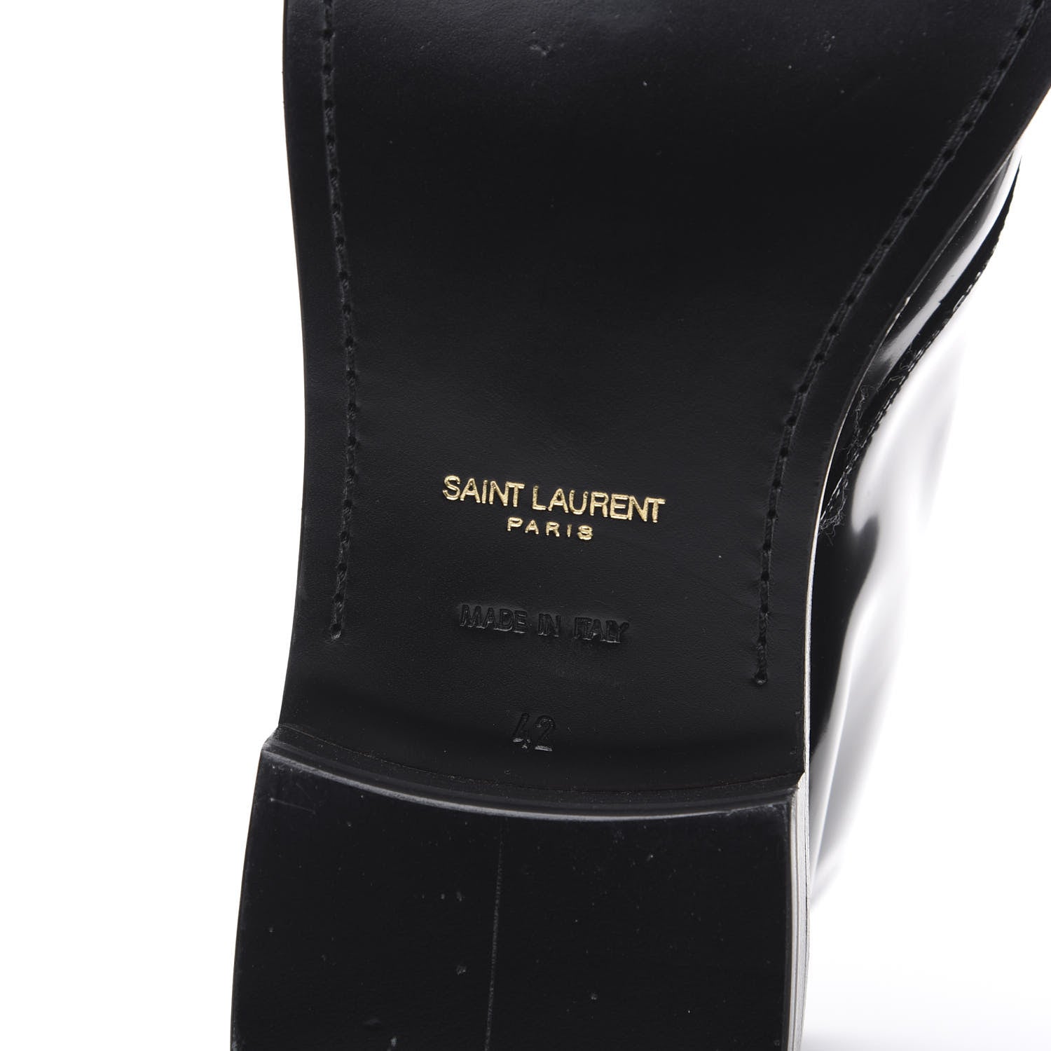 Saint Laurent Smooth Calfskin Ankle Boots 42 Black 6 of 8