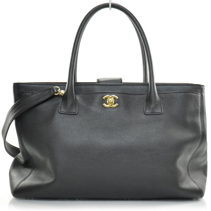 Chanel Caviar Cerf Executive Shopper Tote Black GHW 1 of 12