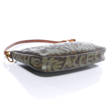 Louis Vuitton Monogram Graffiti Pochette Accessories Kaki 4 of 7