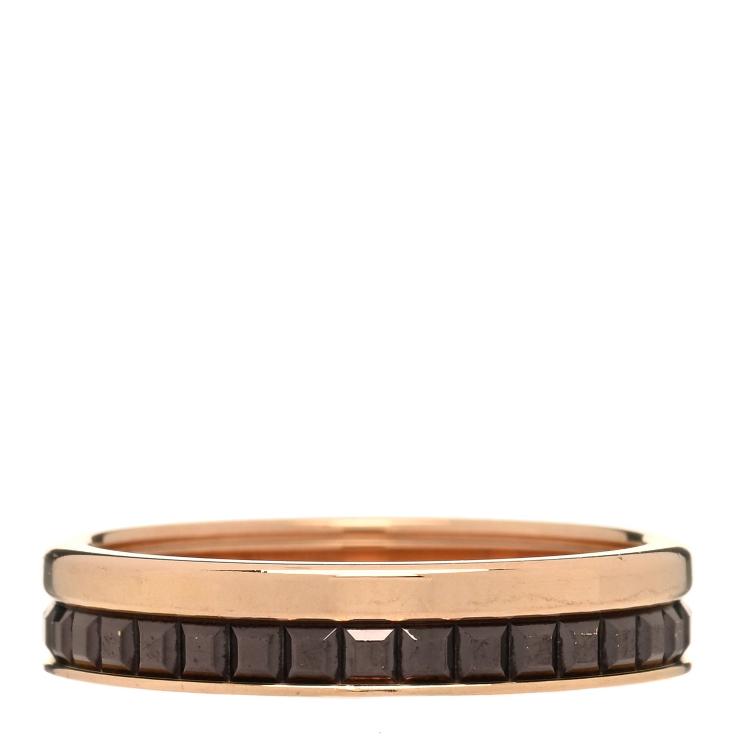 18K Pink Gold PVD Quatre Classique Wedding Band Ring 50 5.25