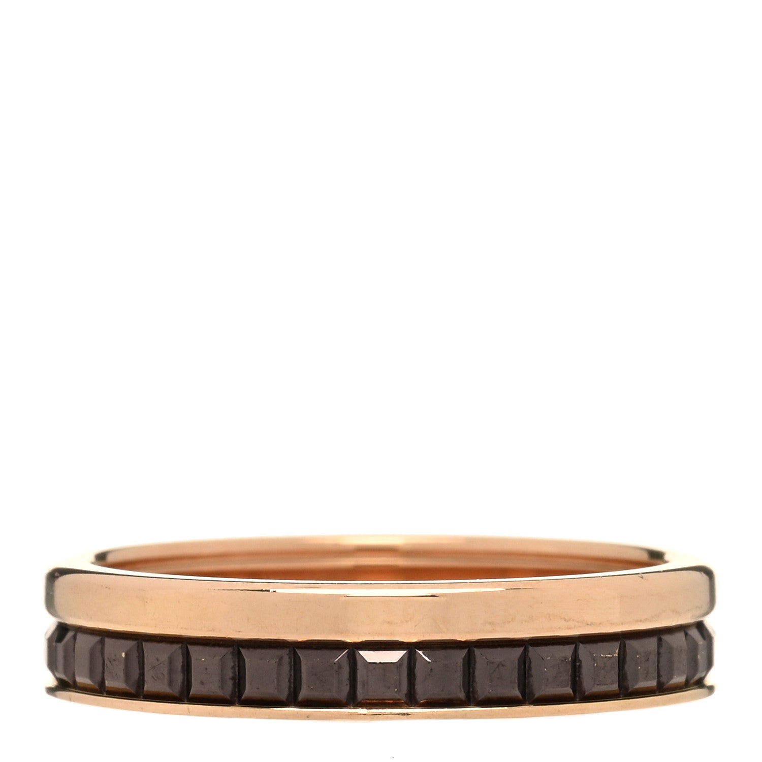 Boucheron 18K Pink Gold PVD Quatre Classique Wedding Band Ring 50 5.25 1 of 4