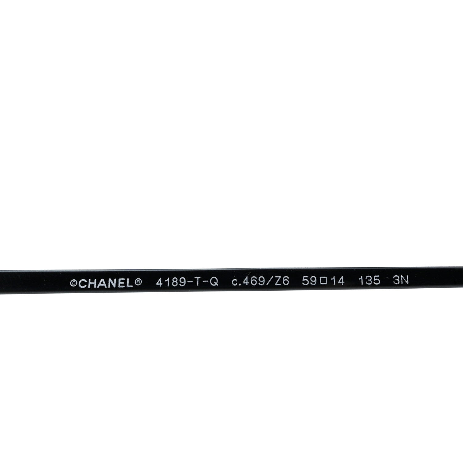Chanel Metal Aviator CC Sunglasses 4189 T-Q Black 6 of 10