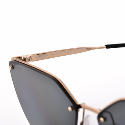 Prada Cat Eye Sunglasses SPR 68T Black 6 of 8
