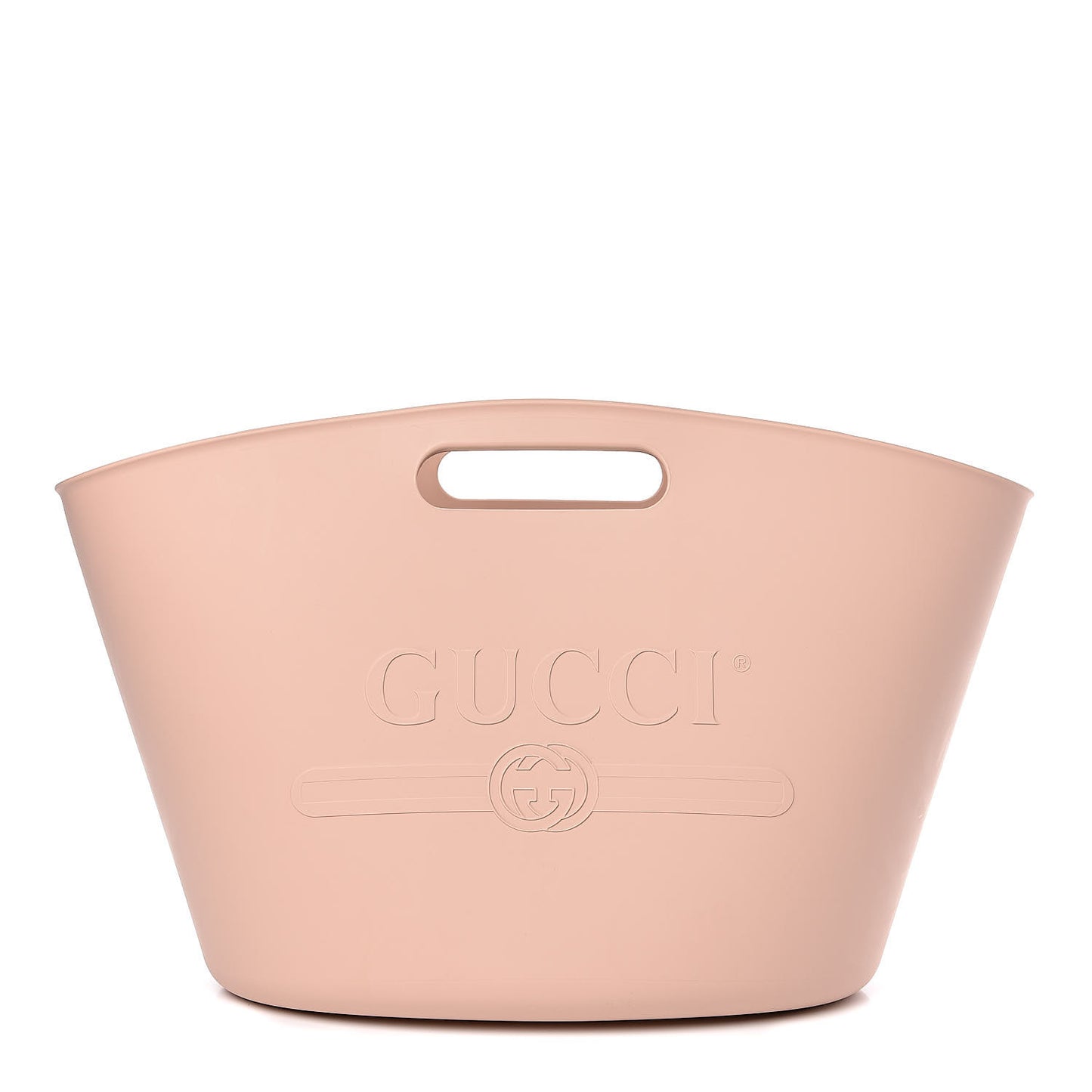 Rubber Oversized Logo Tote Rosa